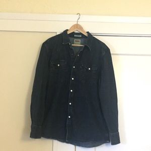 Levi’s Denim Western Shirt - Size XL